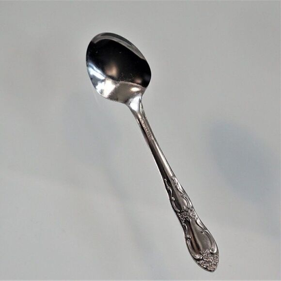 Venus Stainless by Oneida Silver Teaspoon ONEIDACRAFT Flatware Discontinued - Picture 4 of 5
